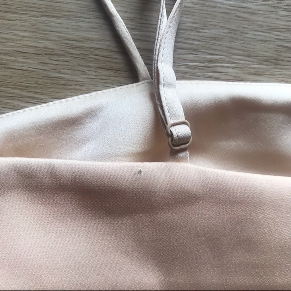 Minimalist Glam FINDERS KEEPERS Midi Bodycon Dress Beige Cutout Size 4 Old Money - Picture 7 of 12